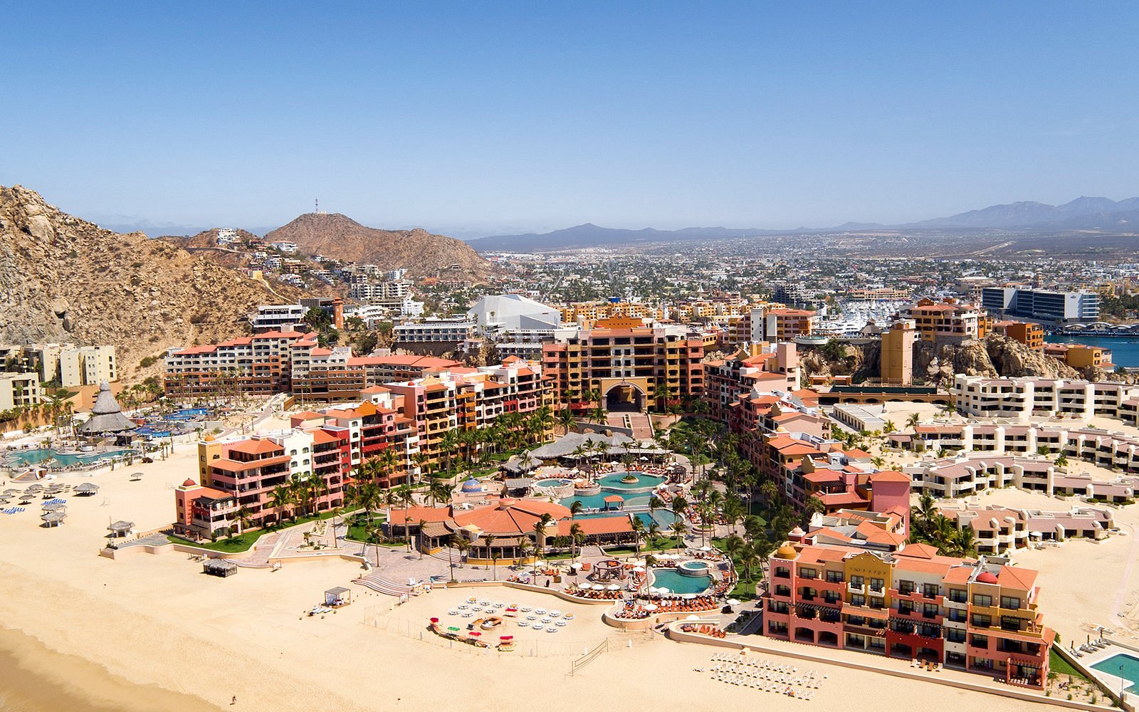 Aerial view of Playa Grande resort